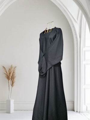 Shop Pure Silk Abayas – Black, White, Green & More