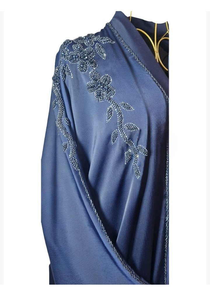 Nuha abaya blue