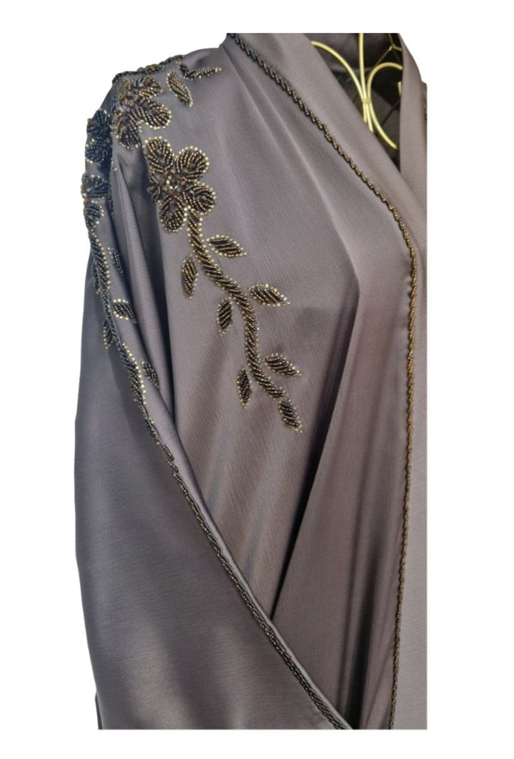 Nuha abaya brown