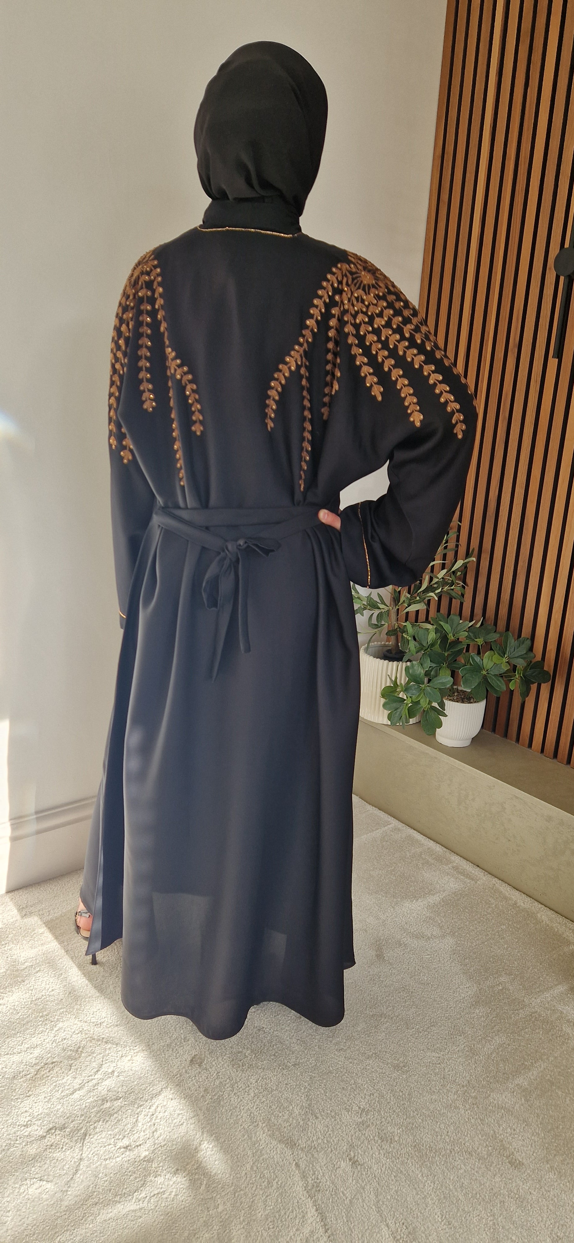 LAYBA BLACK ABAYA
