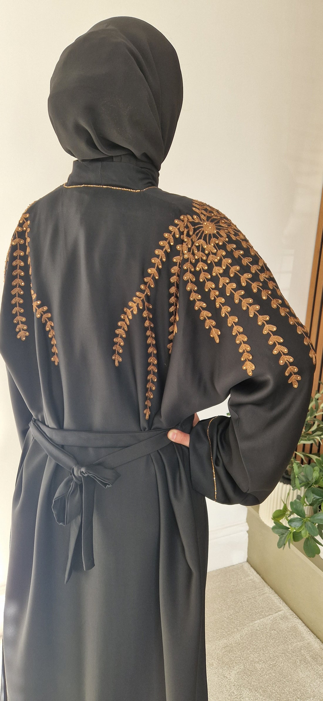 LAYBA BLACK ABAYA