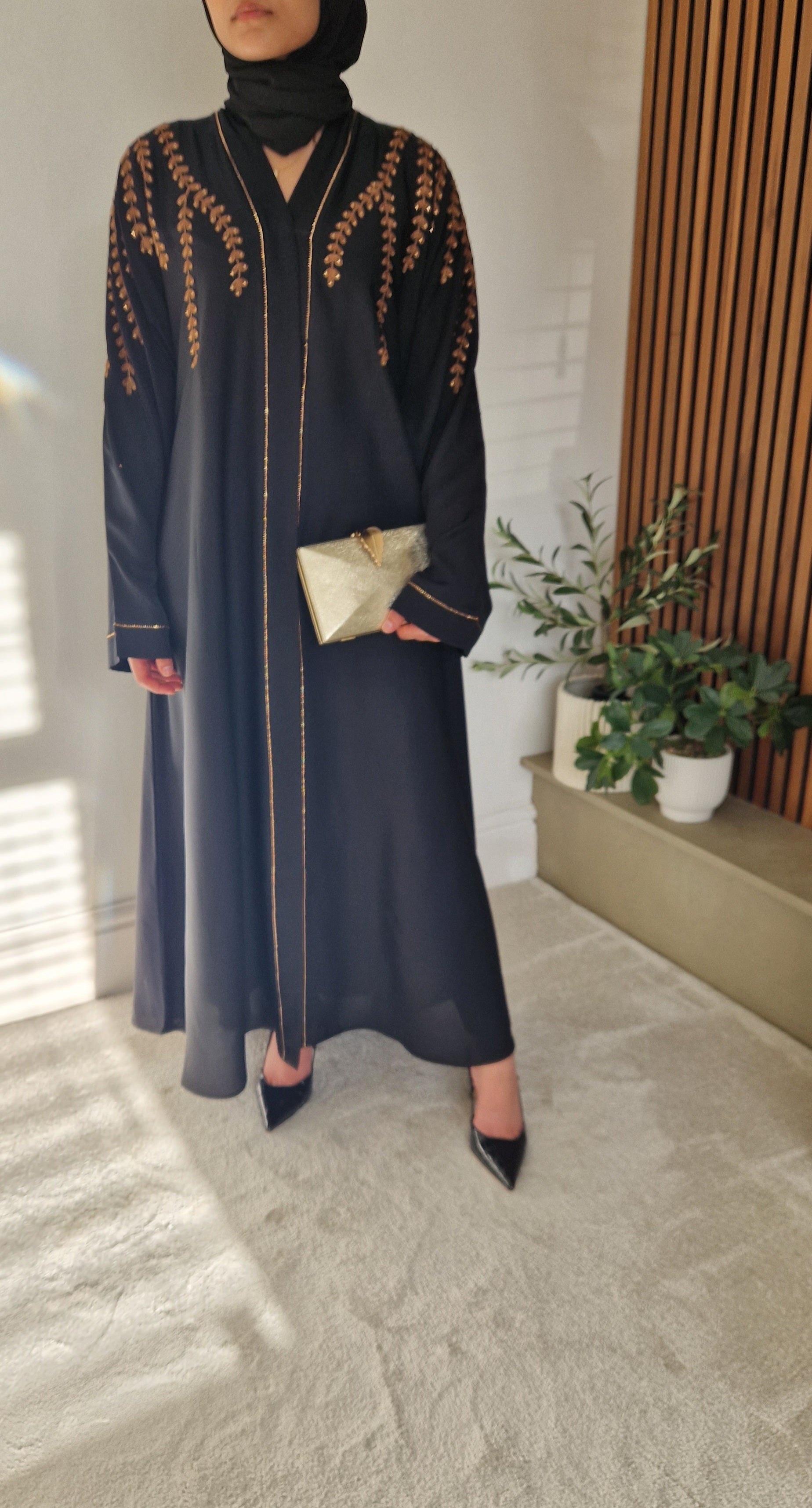 LAYBA BLACK ABAYA