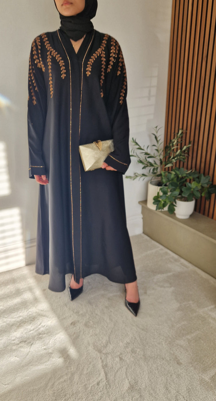 LAYBA BLACK ABAYA